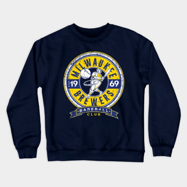 Milwaukee Brewers Crewneck Sweatshirt by MindsparkCreative